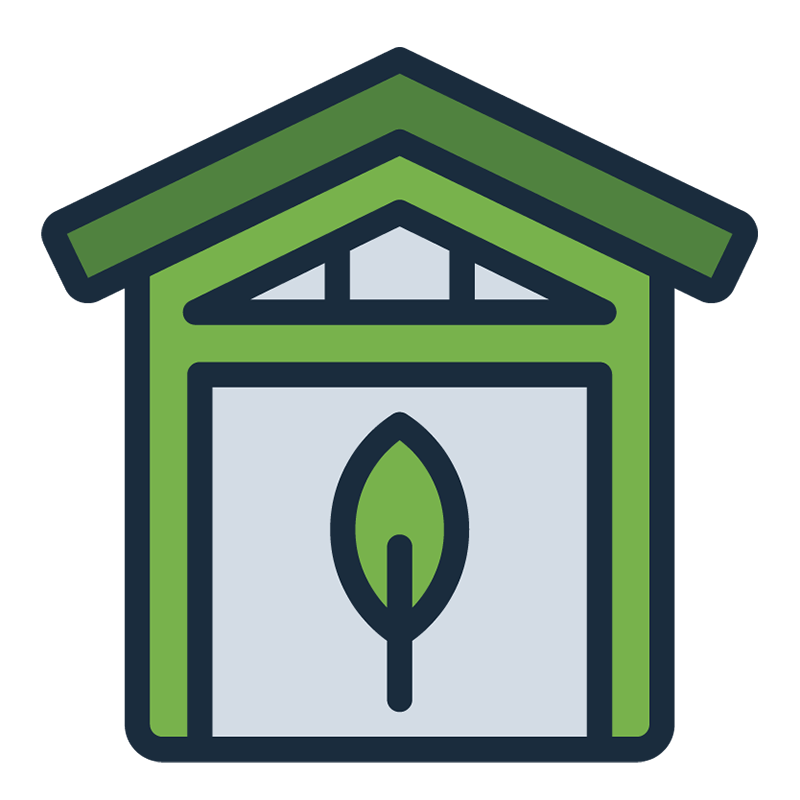 Green Energy – Filled Line – 10 Eco House