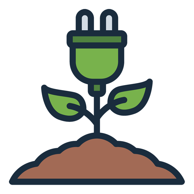 Green Energy – Filled Line – 24 Green Energy